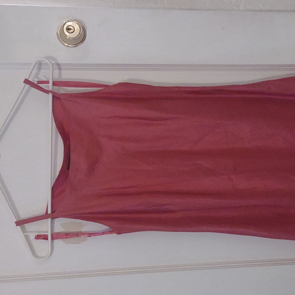 Banana Republic | 100% Silk Salmon Color Midi Dress